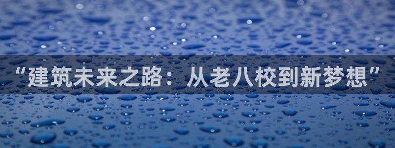 顺盈娱乐招商部听判官333OO：“建筑未来之路：从老八校到新梦想”